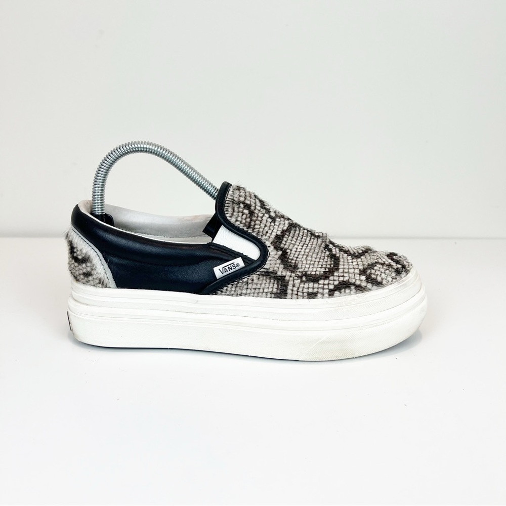 VANS Super COMFYCUSH Slip-on (Snake/Ponyhair/Marshmallow) Size 7.5 - Picture 6 of 9